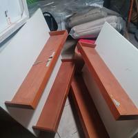 Mensole con pannello in legno