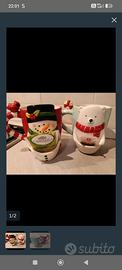 Set 2 tazze Mig Natalizie 3D con tasca 