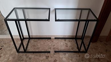 Coppia tavolini da caffè/PC mod. VITTSJO di Ikea