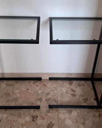 Coppia tavolini da caffè/PC mod. VITTSJO di Ikea