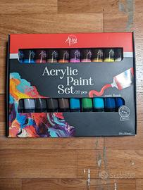 Set 20 colori #acrilici 30ml #ArtistCreative - NUO