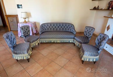 Salottino Stile Classico con 4 poltroncine