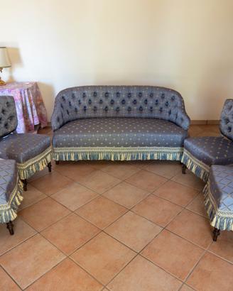 Salottino Stile Classico con 4 poltroncine