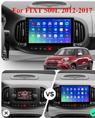 Navigatore fiat 500l 500 l android touch carplay