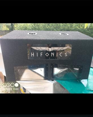 doppio sub woofer da 800 watt in cassa 