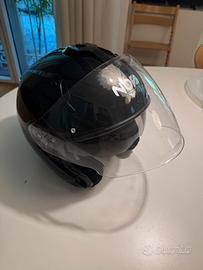 Casco Jet NOS NS 2 Nero Lucido