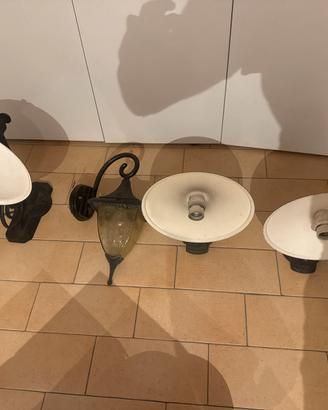 Lampade da esterno, come da foto