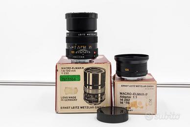 Leica 100mm Macro Elmar R con Macro Adapter