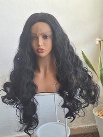 Parruca Nera Ondulata #5
