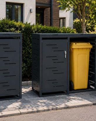 PORTA BIDONI IMMONDIZIA CONDOMINI RISTORANTI 