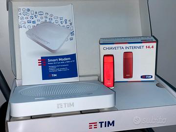 Smart Modem TIM sbloccato + Chiavetta TIM usb sim