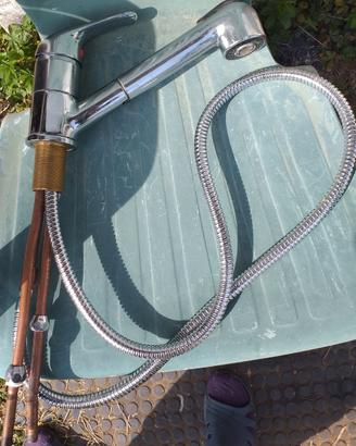 Miscelatore cucina con doccetta estraibile