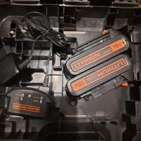 2x Batteria+Caricabaterie+Valigetta Black Decker