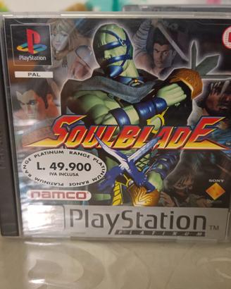 PS1 Platinum - Soul Blade PAL
