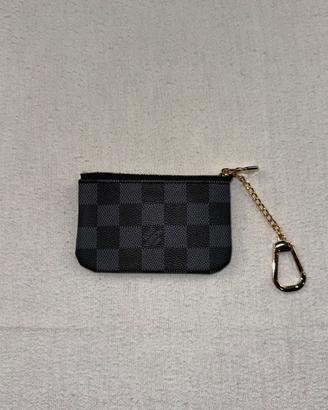 Porta Monete LV Nero a quadri
