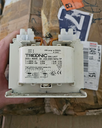 Alimentatori e reattori per lampade