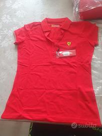 polo cotone donna woman puma ferrari nuova