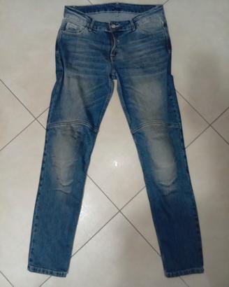 Jeans moto donna CARBURO TORIN +protezione fianchi