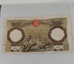 Banconota da collezione Cento Lire Italia