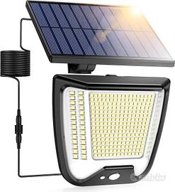 Lampada Solare LED Esterno Sensore di Movimento