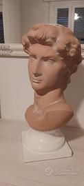 Busto arredo in terracotta