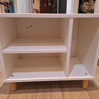 Comodino Scaffale Smussla Bianco