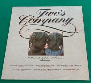 Two's Company LP Vinile Duetti Pop Soul Anni 80