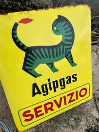 Cartellone Agipgas Servizio