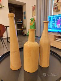 Sculture design marmo bottiglie