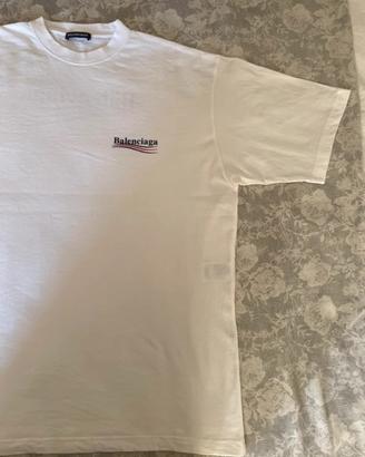 T shirt Balenciaga bianca taglia L