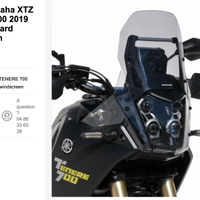 parabrezza Yamaha Tenerè 700 dal 2020 - ELMAX gris