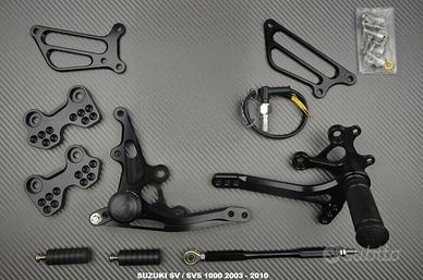 Pedane arretrate SUZUKI SV / SVS 1000 2003 - 2010