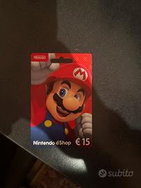 Card nintendo da 15€
