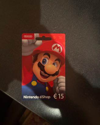 Card nintendo da 15€