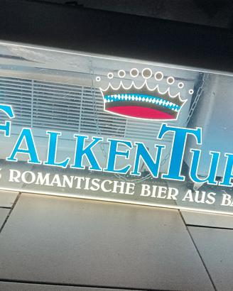 Insegna luminosa Led Birra Bavarese "Falken Turn"