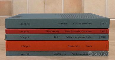 Lotto libri Adelphi "Piccola Biblioteca" autori va