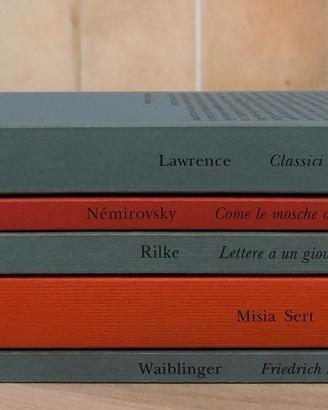 Lotto libri Adelphi "Piccola Biblioteca" autori va