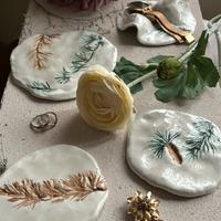 Piattini decorativi - argilla sintetica