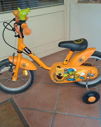 1.BICICLETTA da bambino 12 pollici con rotelle