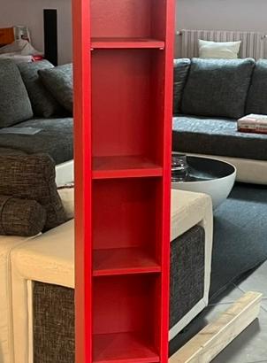 Modulo colonna Ikea serie Gnedby Billy rossa