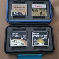 Schede CompactFlash con Contenitore