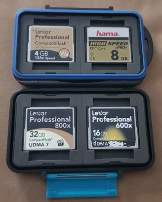 Schede CompactFlash con Contenitore