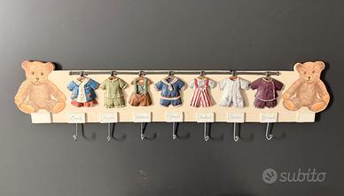 Attaccapanni bambini in legno