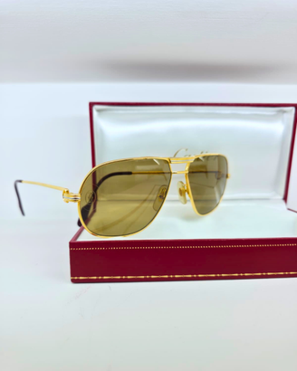 Cartier Vintage Tank Gold OG Lens occhiali da sole