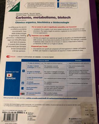Carbonio, metabolismo, biotech