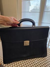 24 ore Valextra pelle blu