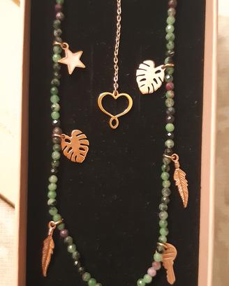 Collana Arg.925  Oro rosa - Maman et Sophie