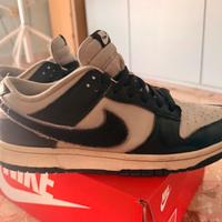 Nike dunk low retro nere