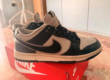 Nike dunk low retro nere