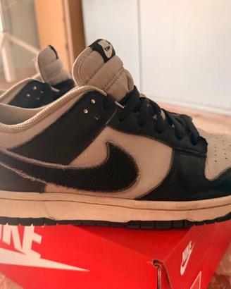 Nike dunk low retro nere